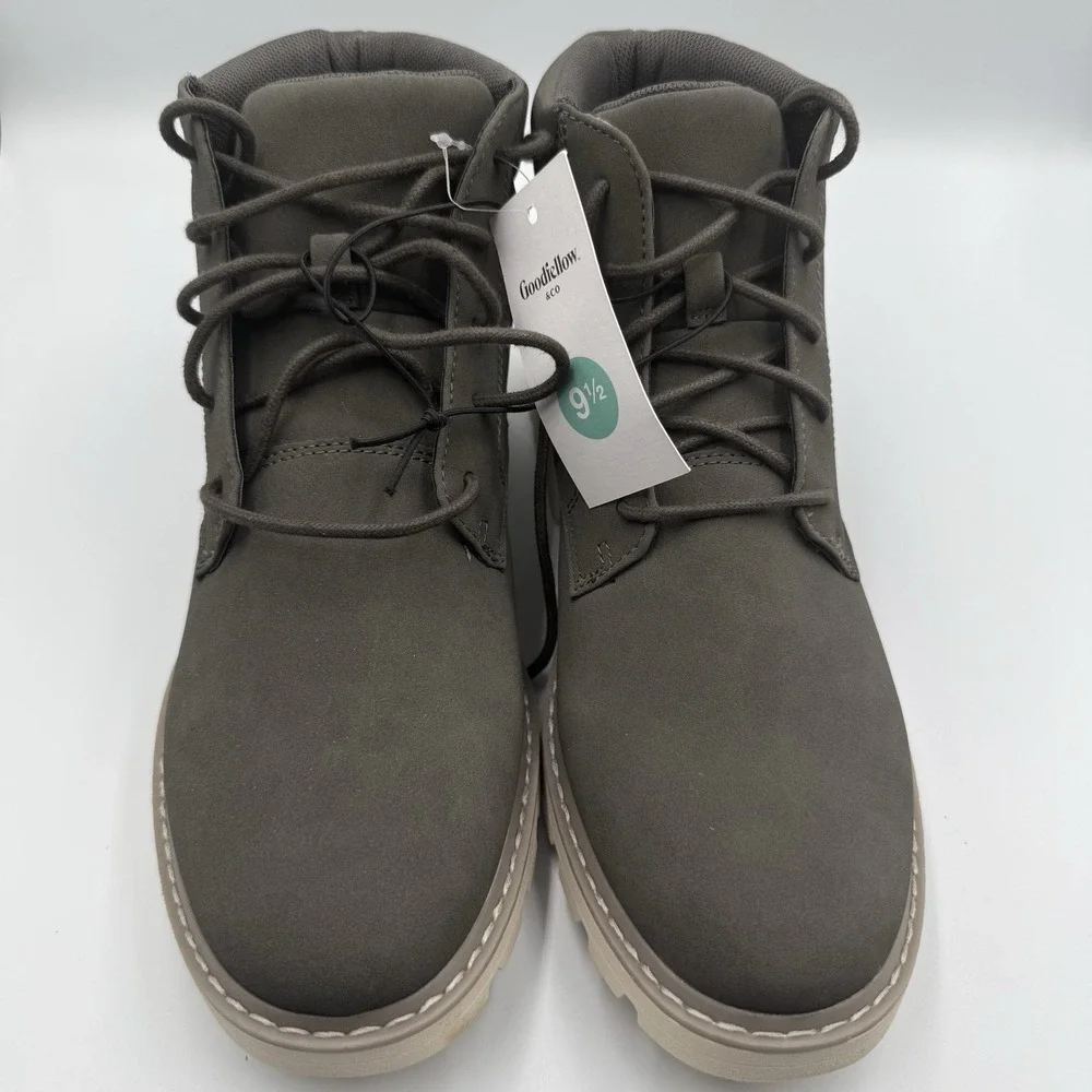Goodfellow & Co Maynard Chukka Boots Men's 9.5 Charcoal Gray NWT